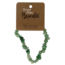 Steengoed Aventurine chip bead bracelet on card 1 Piece