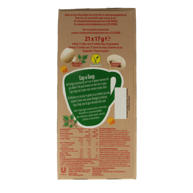Soupe aux champignons 21 sachets