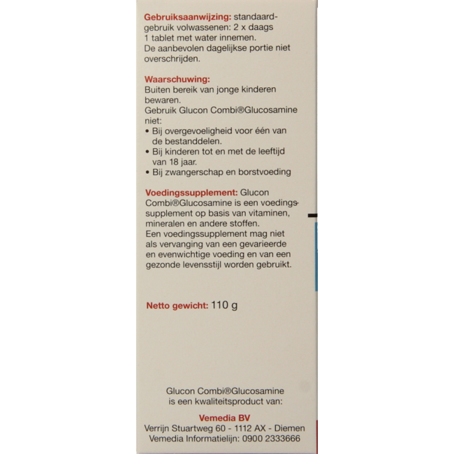 Glukozamina i chondroityna MSM mangan 60 tabletek