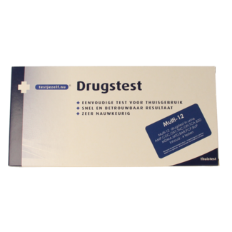 Testjezelf.nu Testjezelf.nu Multi-drug Test 12 Urine 4 Pieces