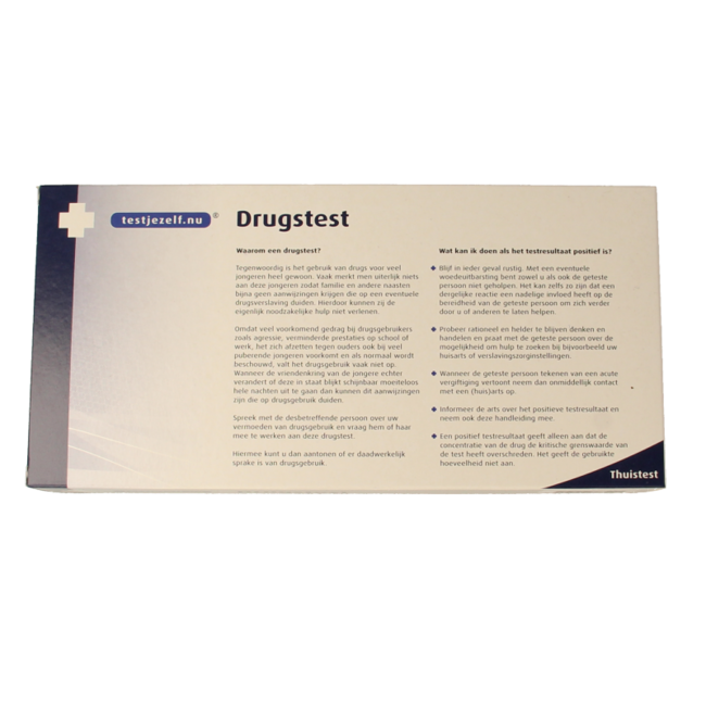 Testjezelf.nu Test multidrogue 12 urines 4 pièces