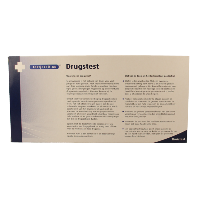 Testjezelf.nu Test multi-drogues 12 urines 2 pièces