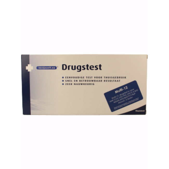 Testjezelf.nu Multidrugtest 12 urine 2 Pieces