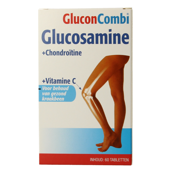 Glucon Combi Glucosamina y Condroitina Vitamina C 60 Comprimidos