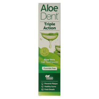 Optima Aloe dent aloe vera pasta de dientes triple acción 100 mililitros