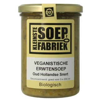 Kleinstesoepfabriek Sopa de guisantes/snert vegana bio 400 mililitros