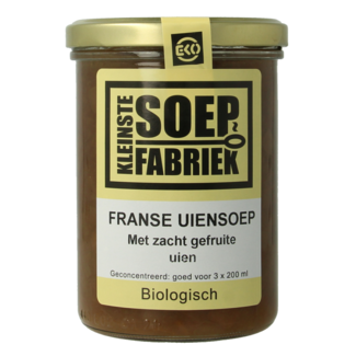 Kleinstesoepfabriek French onion soup vegetarian organic 400 Millilitres