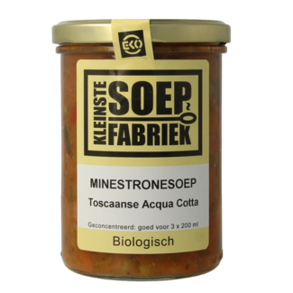 Kleinstesoepfabriek Acqua cotta Tuscan minestrone soup organic 400 Millilitres