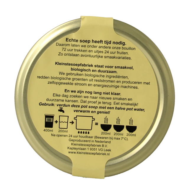 Acqua cotta Toscaanse minestronesoep bio 400 Milliliter