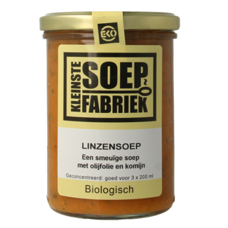 Kleinstesoepfabriek Soupe aux lentilles bio 400 ml