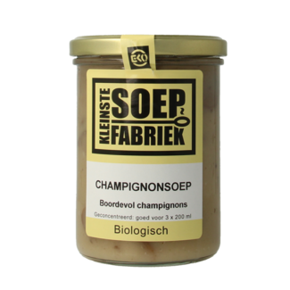 Kleinstesoepfabriek Zuppa di Funghi Champignon Biologica 400 Grammi