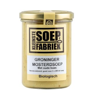 Kleinstesoepfabriek Sopa de mostaza de Groninga bio 400 mililitros