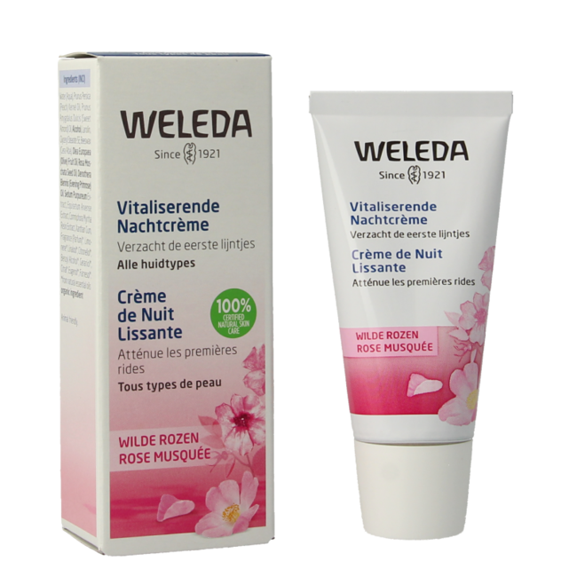 Weleda Crema Notte Rivitalizzante Rosa Selvatica 30 Millilitri