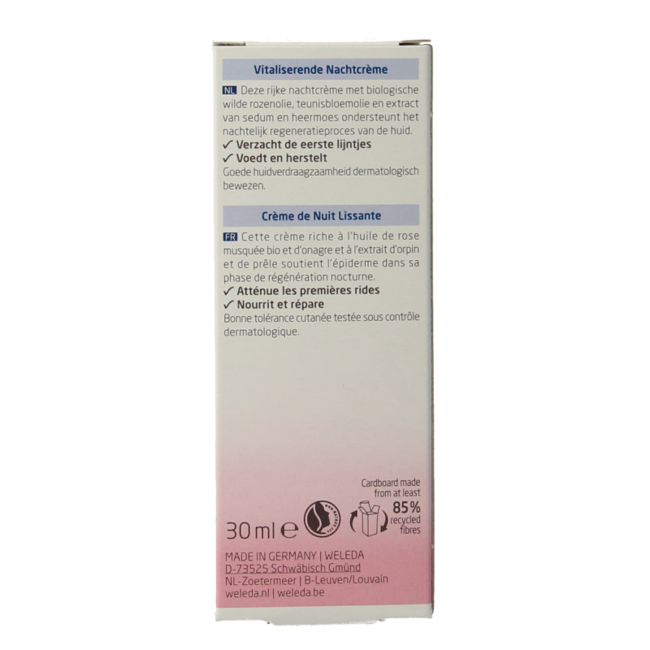 Weleda Crema de noche alisante de rosa mosqueta 30 ml