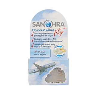 Sanohra Sanohra Ohrstöpsel Flugzeug fly regular Erwachsene 1 Paar