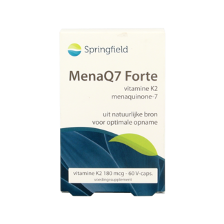 Springfield MenaQ7 Forte vitamina K2 180 mcg 60 cápsulas vegetales