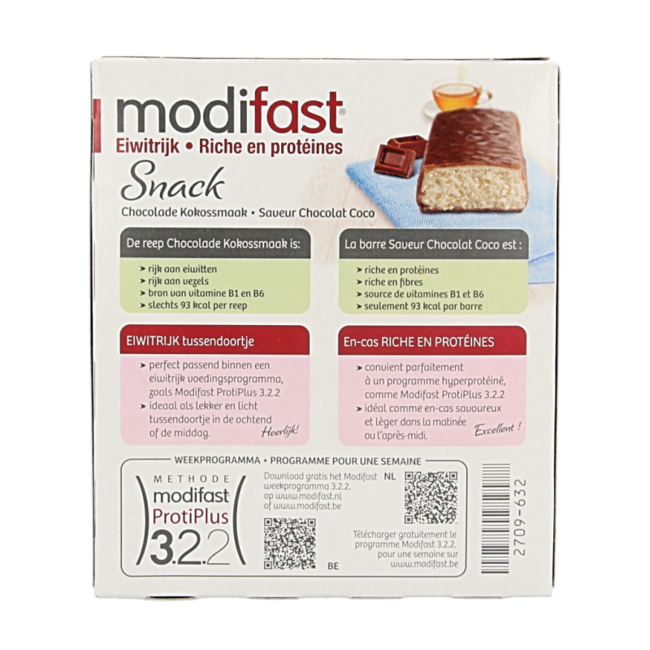 Modifast Barretta Proteica Shape Cocco 162 Grammi