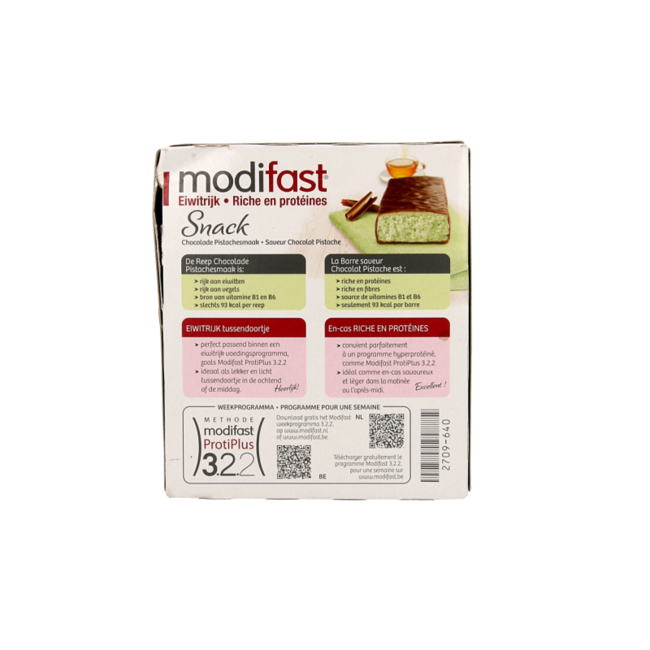 Barrita Modifast Proteine Shape pistacho 162 g