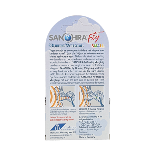 Sanohra Earplugs airplane fly small child 1 Pair