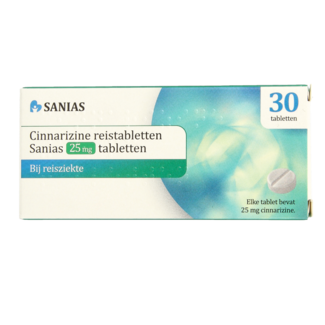 Sanias Sanias Cinnarizine 25mg 30 Comprimidos