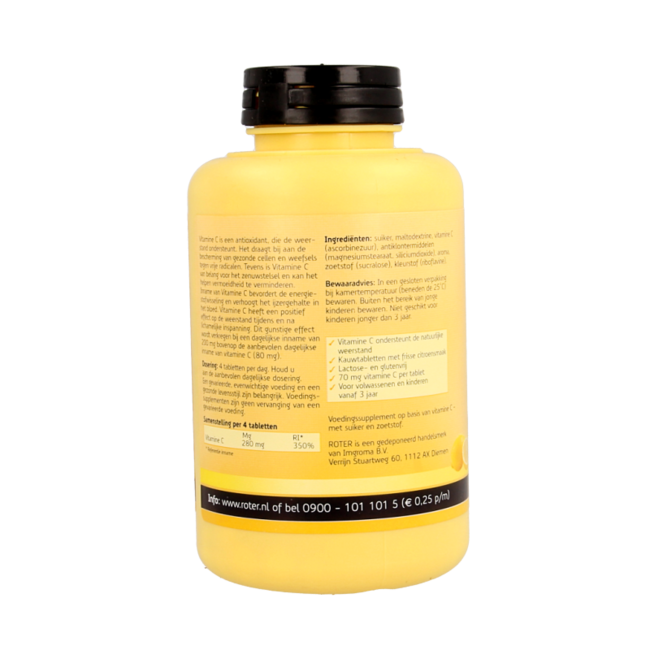 Vitamina C 70 mg comprimido masticable 800 Comprimidos masticables