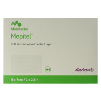 Mepitel Mepitel Jałowy 5 x 7 cm, 5 sztuk