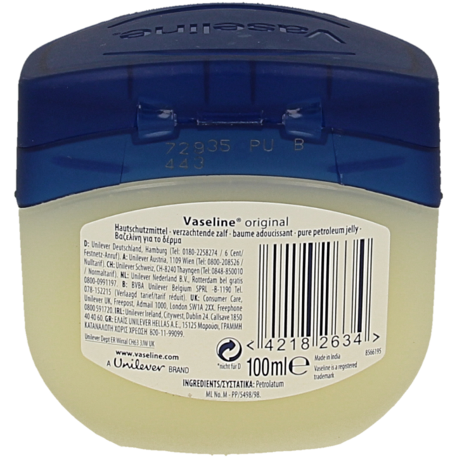 Vaseline Petroleum jelly creme 100 Gram