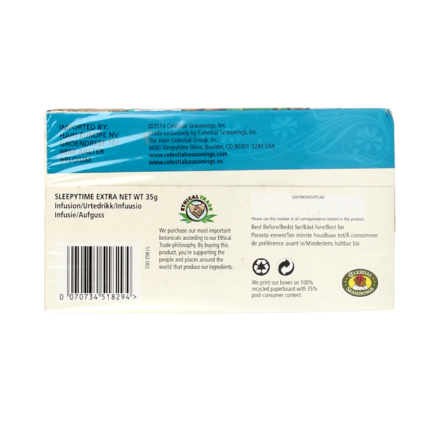 Sleepytime extra wellness tea 20,00 bolsitas