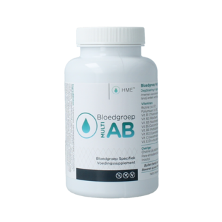HME Blood Type Multi AB 120 Capsules
