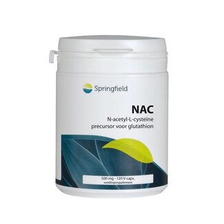 Springfield Springfield N-Acetyl L-Cysteine 120 cápsulas vegetarianas
