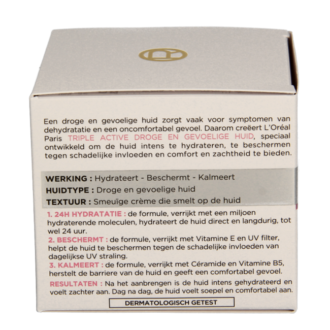 L'Oreal Paris Dermo Expertise Triple Active Dry/Sensitive Day Cream 50 Millilitres