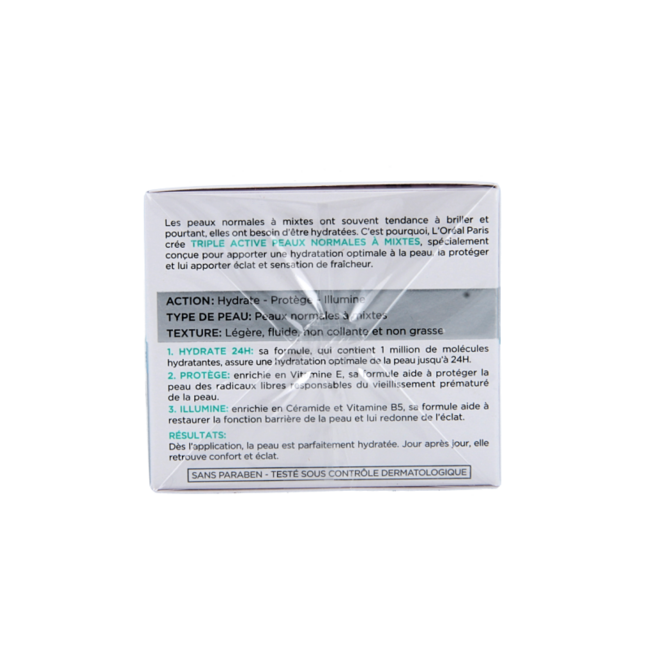L'Oréal Paris Dermo Expertise Triple Active Crema de Día Piel Normal a Mixta 50 ml