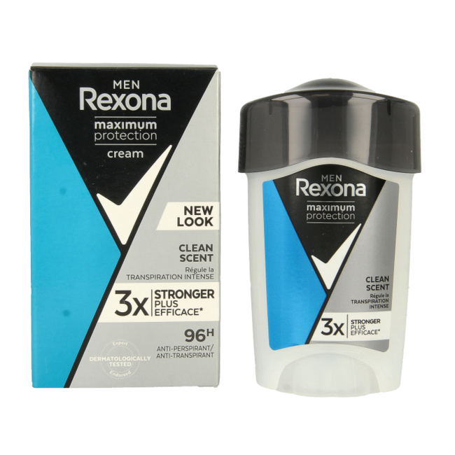 Desodorante en stick Rexona Men Maximum Protection Clean Scent 45 ml