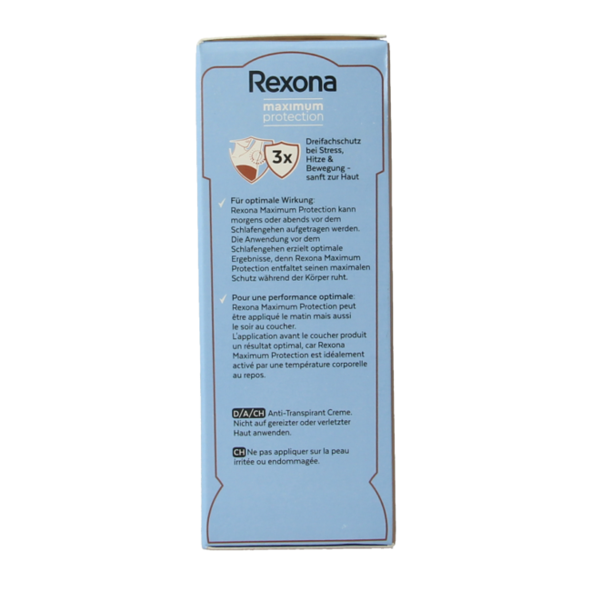 Rexona Deodorante stick donna max prot profumo pulito 45 Millilitri