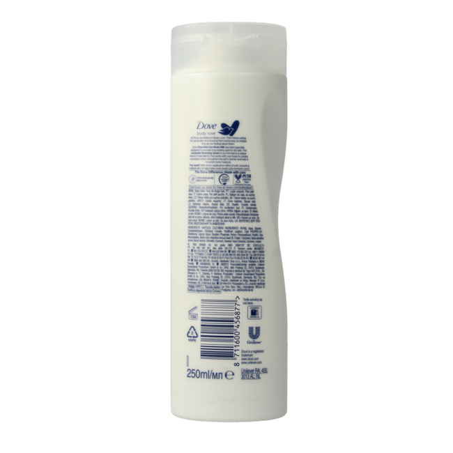 Leche corporal Dove Essential Nourishment 250 mililitros