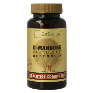 Artelle D-Mannose canneberge busserole 75 comprimés