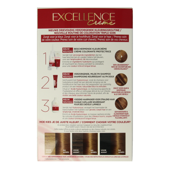Excellence 6.3 Rubio Oscuro Dorado 1 unidad