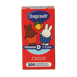 Dagravit Dagravit Vitamine D tablet kids  200 Stuks