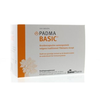 SanoPharm Padma basic 200 cápsulas