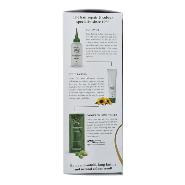 Hennaplus Long Lasting Colour 4.45 marrón cálido 100 mililitros