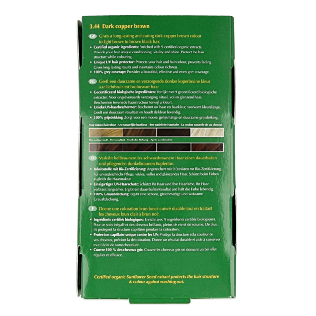 Henna Plus Long Lasting Colour 3.44 Brun Cuivré Foncé 100 ml