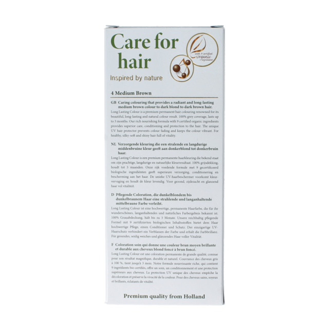 Henna Plus Long Lasting Colour 4 Châtain Moyen 100 ml