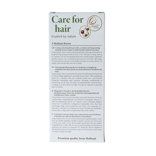 Henna Plus Long lasting colour 4 medium brown 100 Milliliter