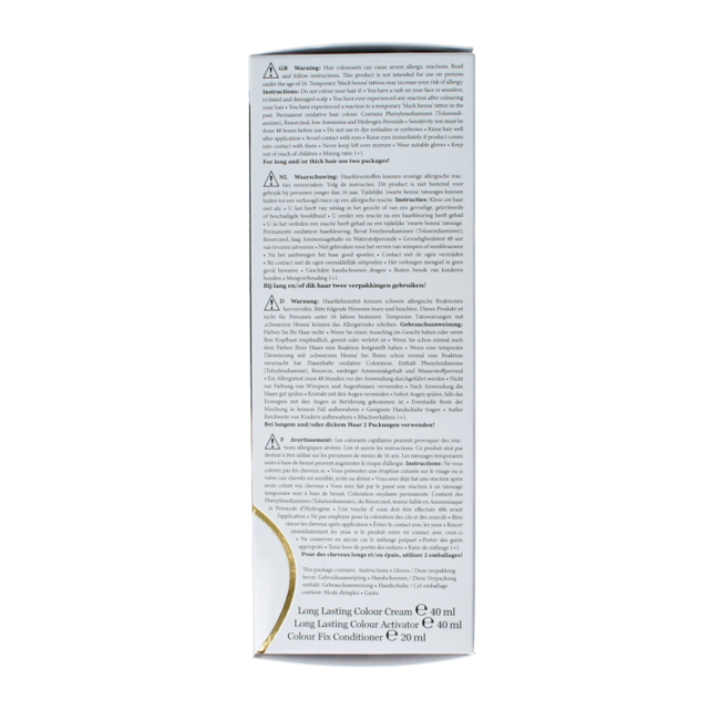 Henna Plus Long lasting colour 4 medium brown 100 Milliliter