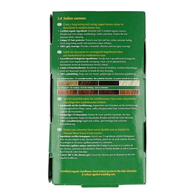 Tinta a Lunga Durata Henna Plus 5.4 Indian Summer 100 Millilitri