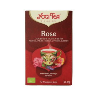 Yogi Tea Herbata Różana Bio Yogi Tea, 17 Torebek