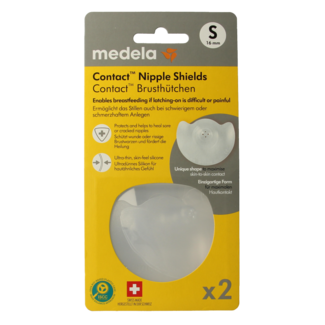 Medela Contact Stillhütchen Größe S 1 Paar