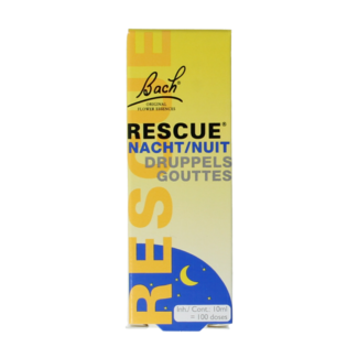 Bach Rescue Rescue remedy nacht druppels 10 Milliliter