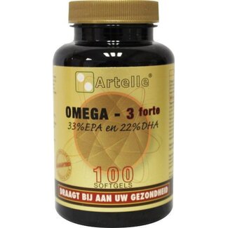 Artelle Artelle Omega 3 forte 1000mg 100 kapsułek miękkich
