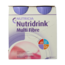 Nutridrink Multi fibre aardbei 200ml 4 Stuks